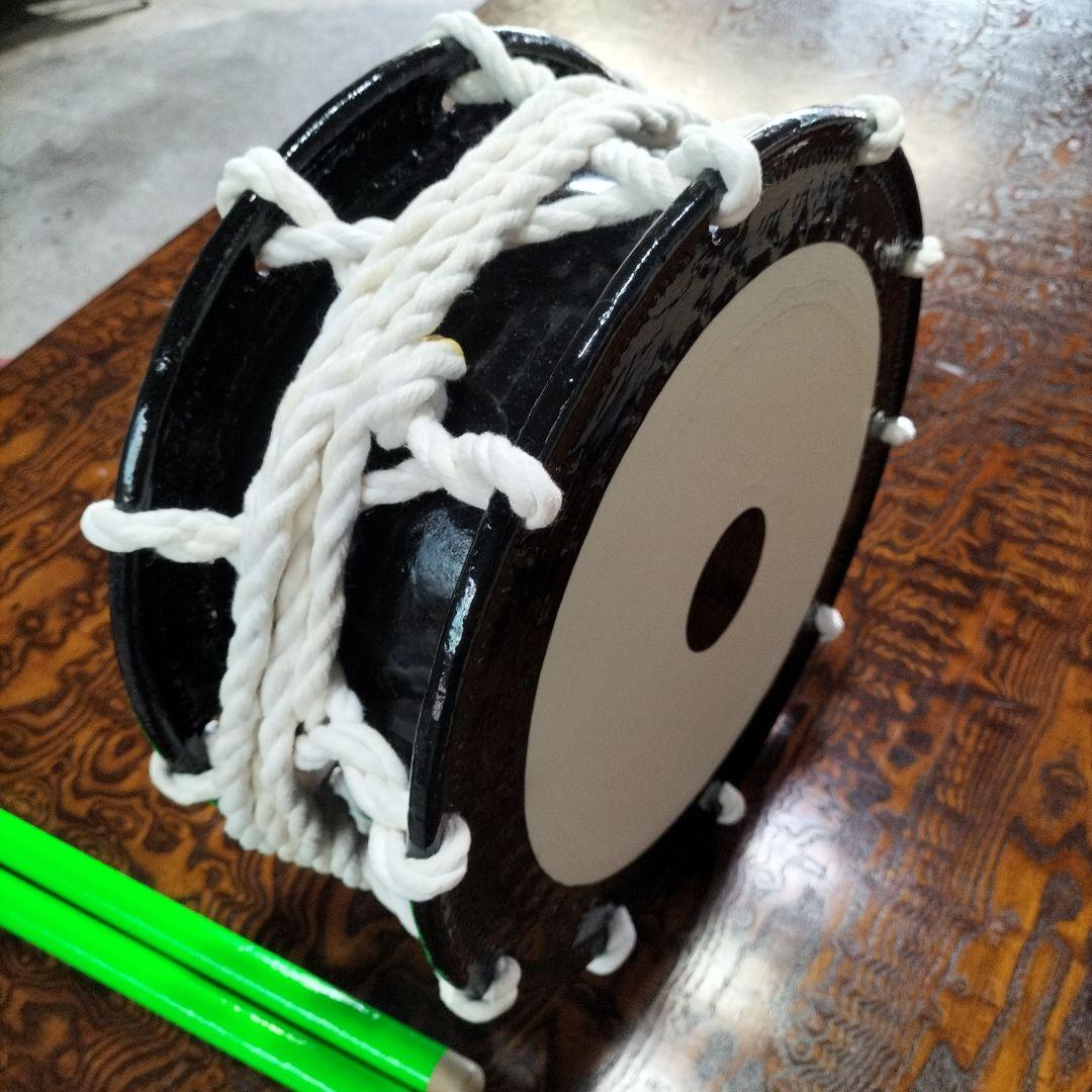 和太鼓　締太鼓　バチ付き中古品