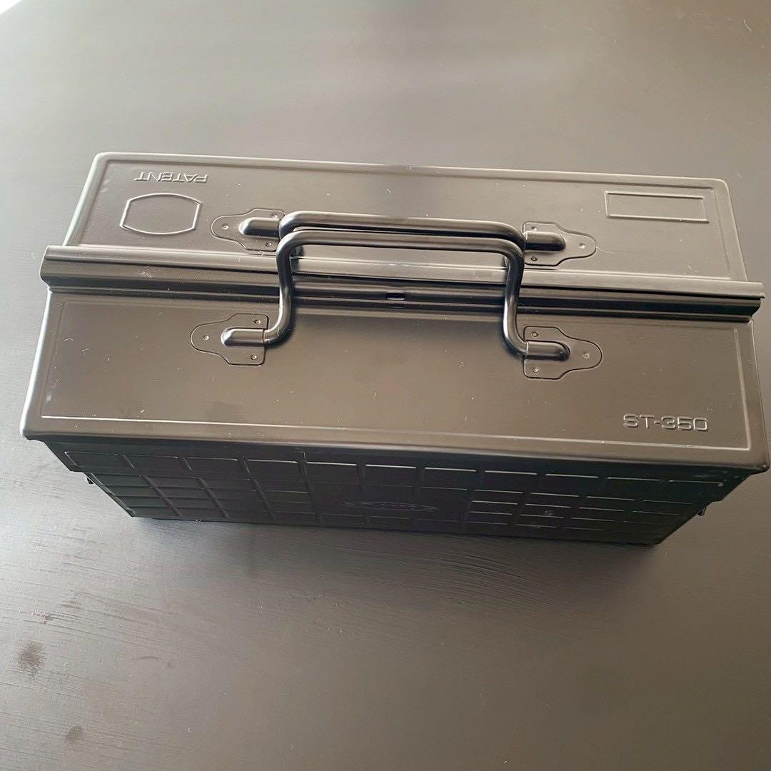 東洋スチール(TOYO) 2段式スチール製工具箱 ST-350 ツールボックス
