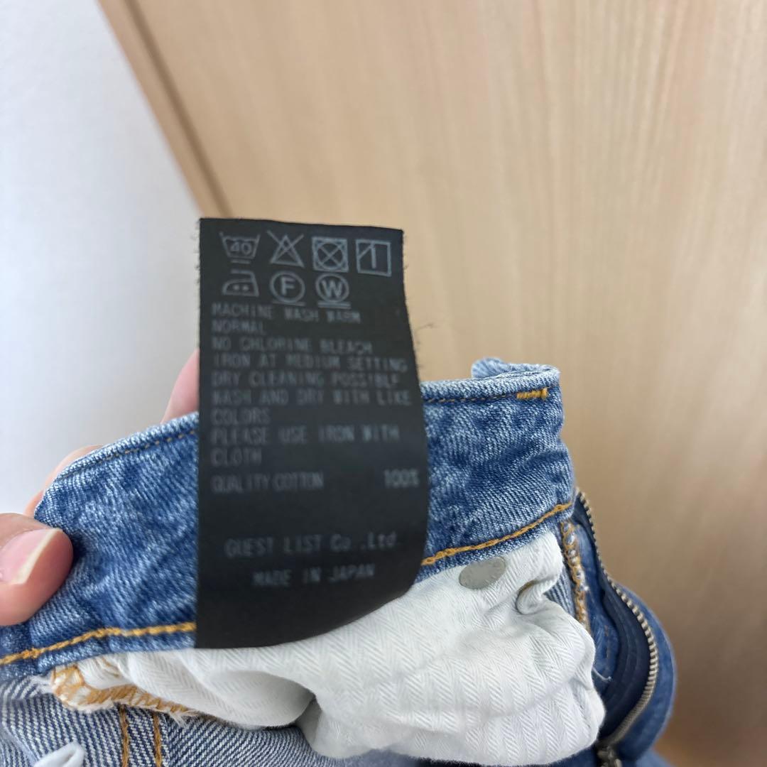 OHGA ×RED CARD コラボデニム　インディゴカラー　Sサイズ