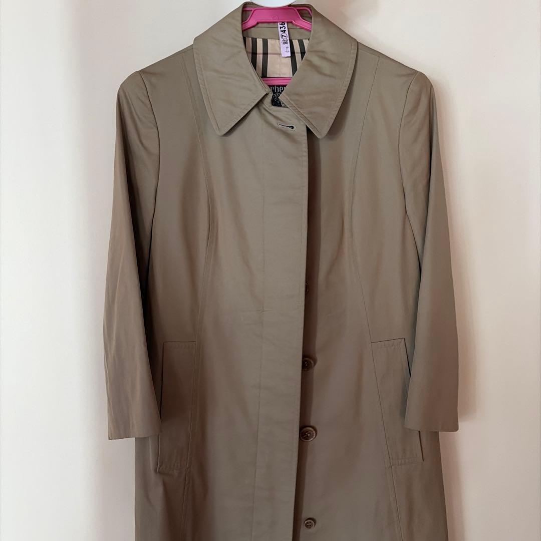 Burberry's 7分丈ベージュ トレンチコート