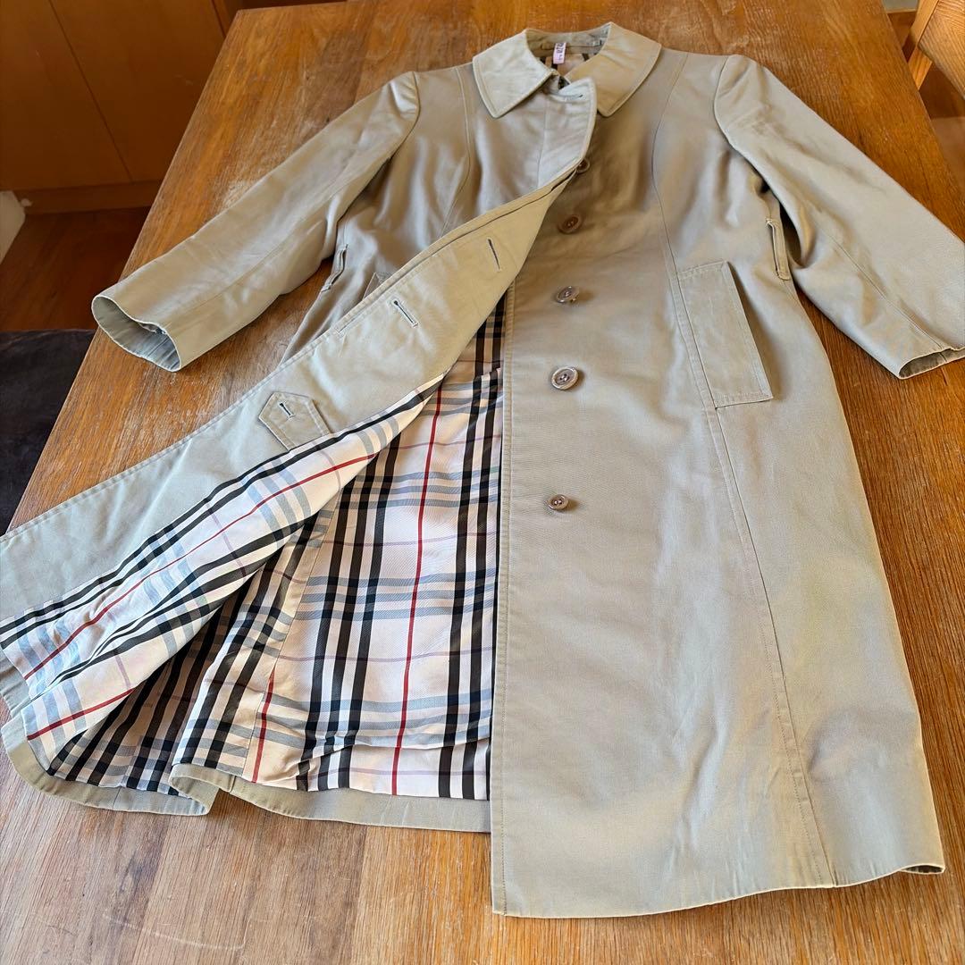 Burberry's 7分丈ベージュ トレンチコート