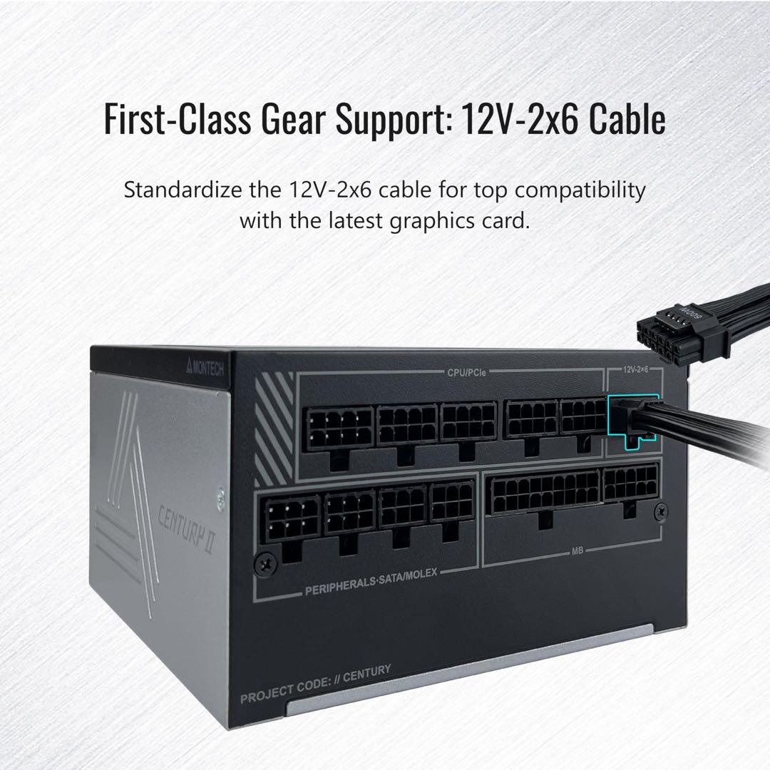 CENTURY II GOLD 1050W ATX3.1 PCIe5.1 電源