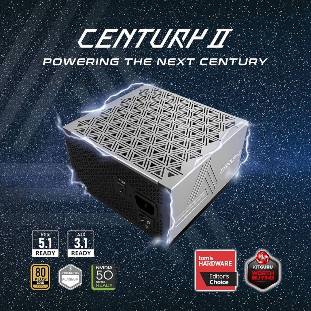CENTURY II GOLD 1050W ATX3.1 PCIe5.1 電源