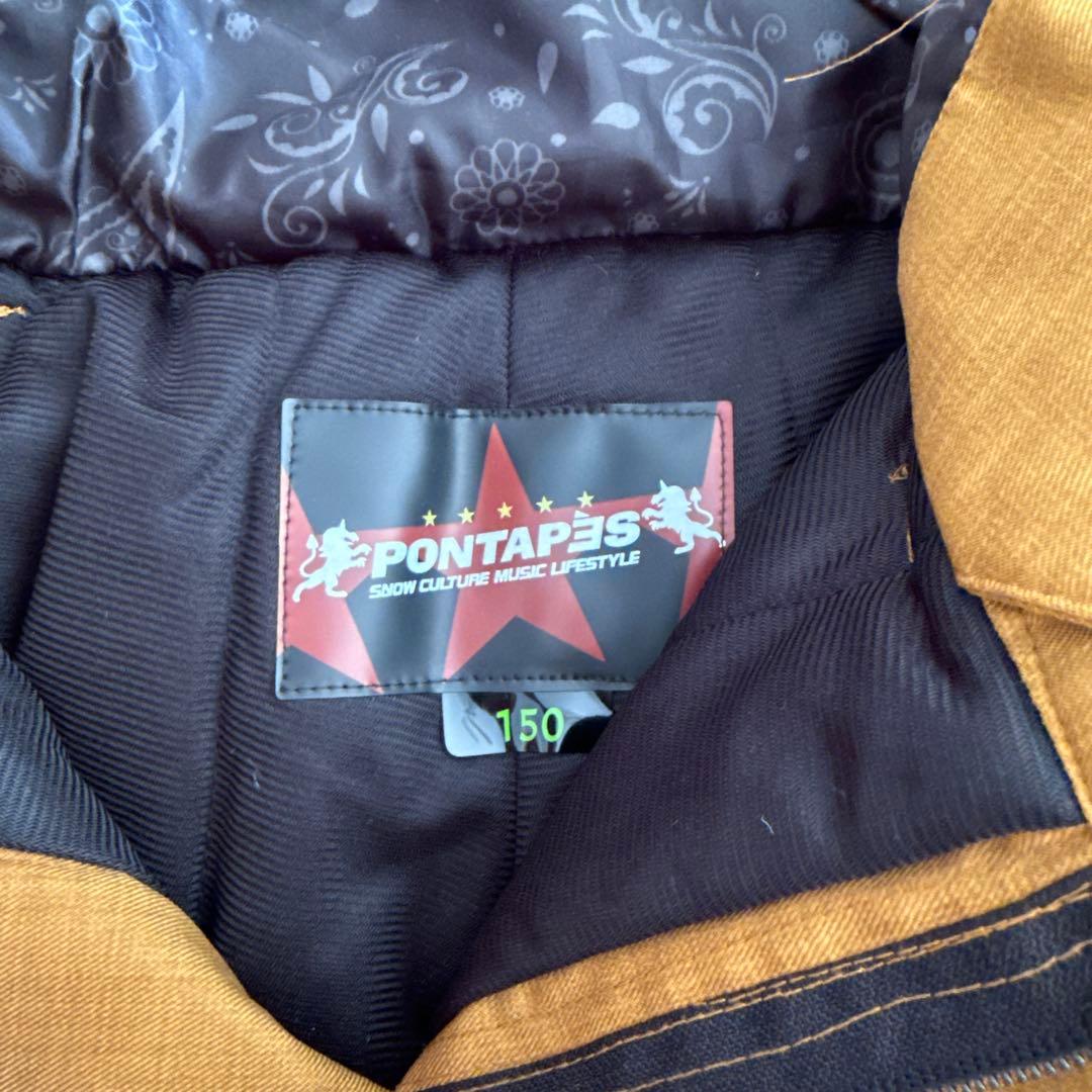 PONTAPES スキーウェア スノボウェア 上下セット 150cm