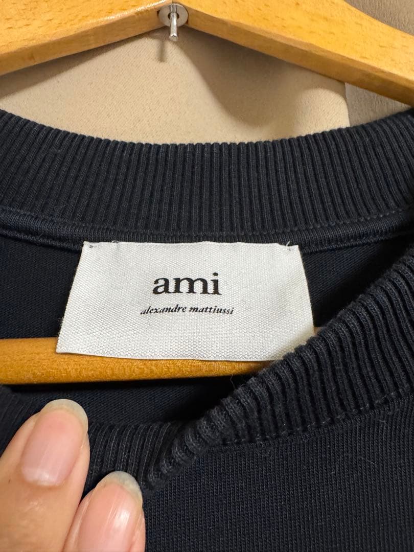 U*様 アミパリ　アミパリス　ロンT ブラック　amiparis