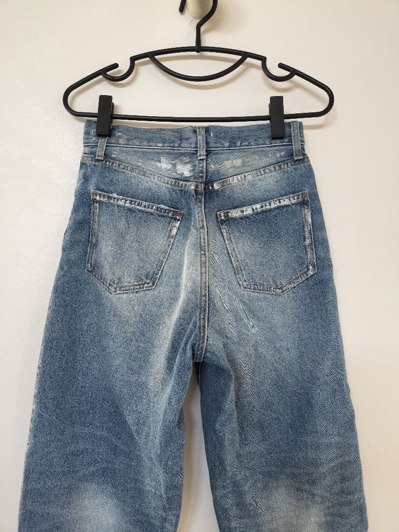 ヘリンドットサイ　HAKU Denim pants　箔デニム HeRIN.CYE
