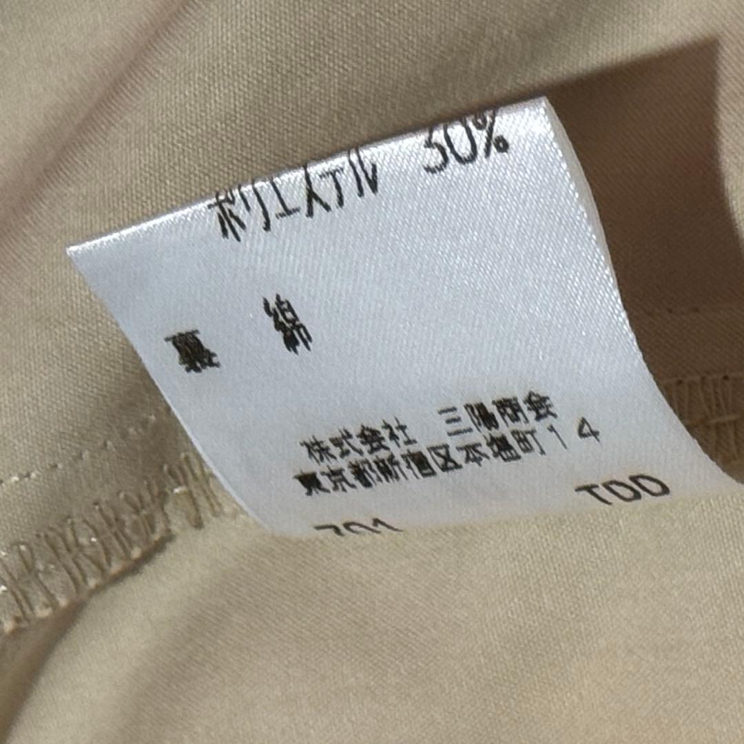 バーバリーブルーレーベル　トレンチコート　ノバチェック　ハニーベージュ　40