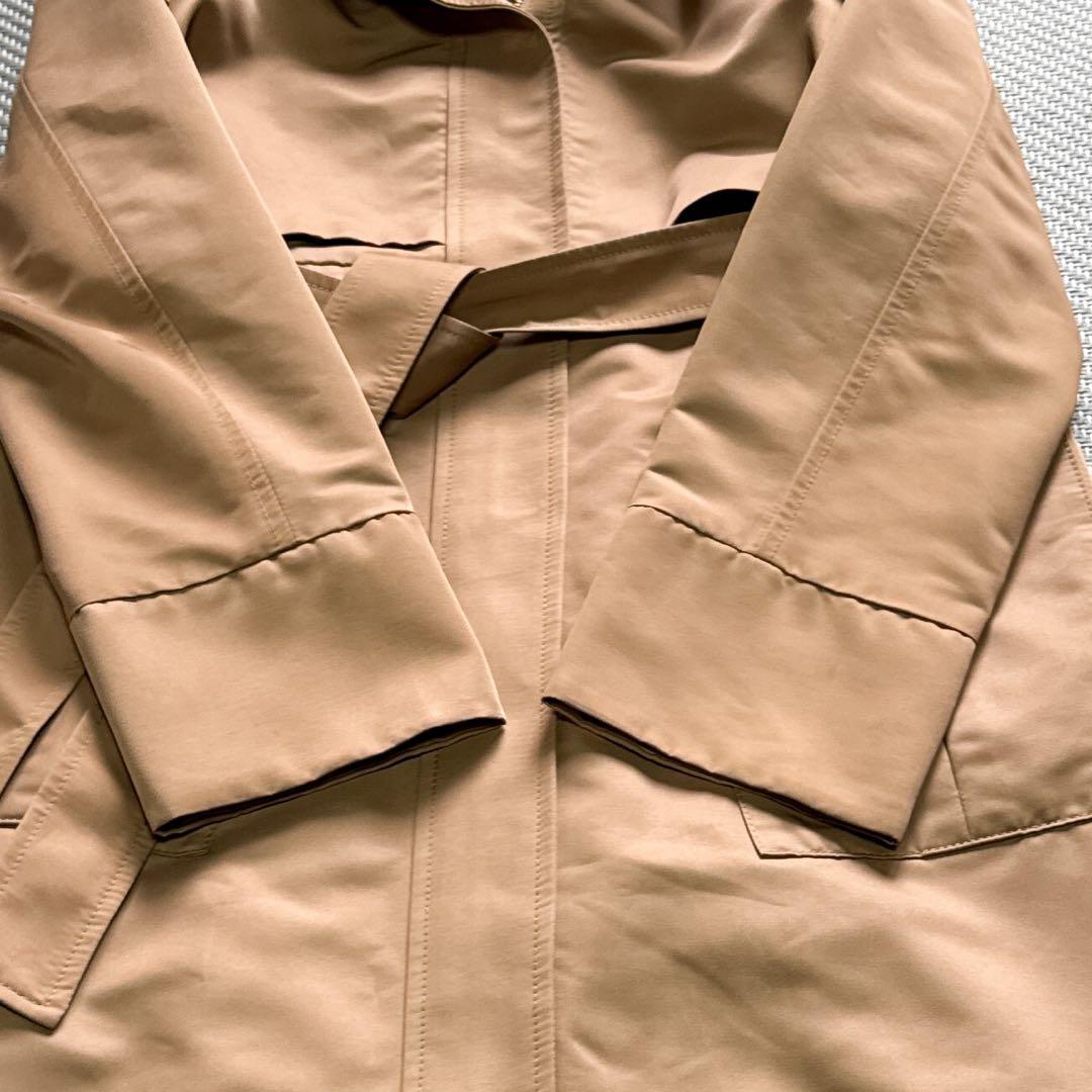 極美品 ルイルエブティック 【撥水加工】2wayフードロングトレンチコート LL