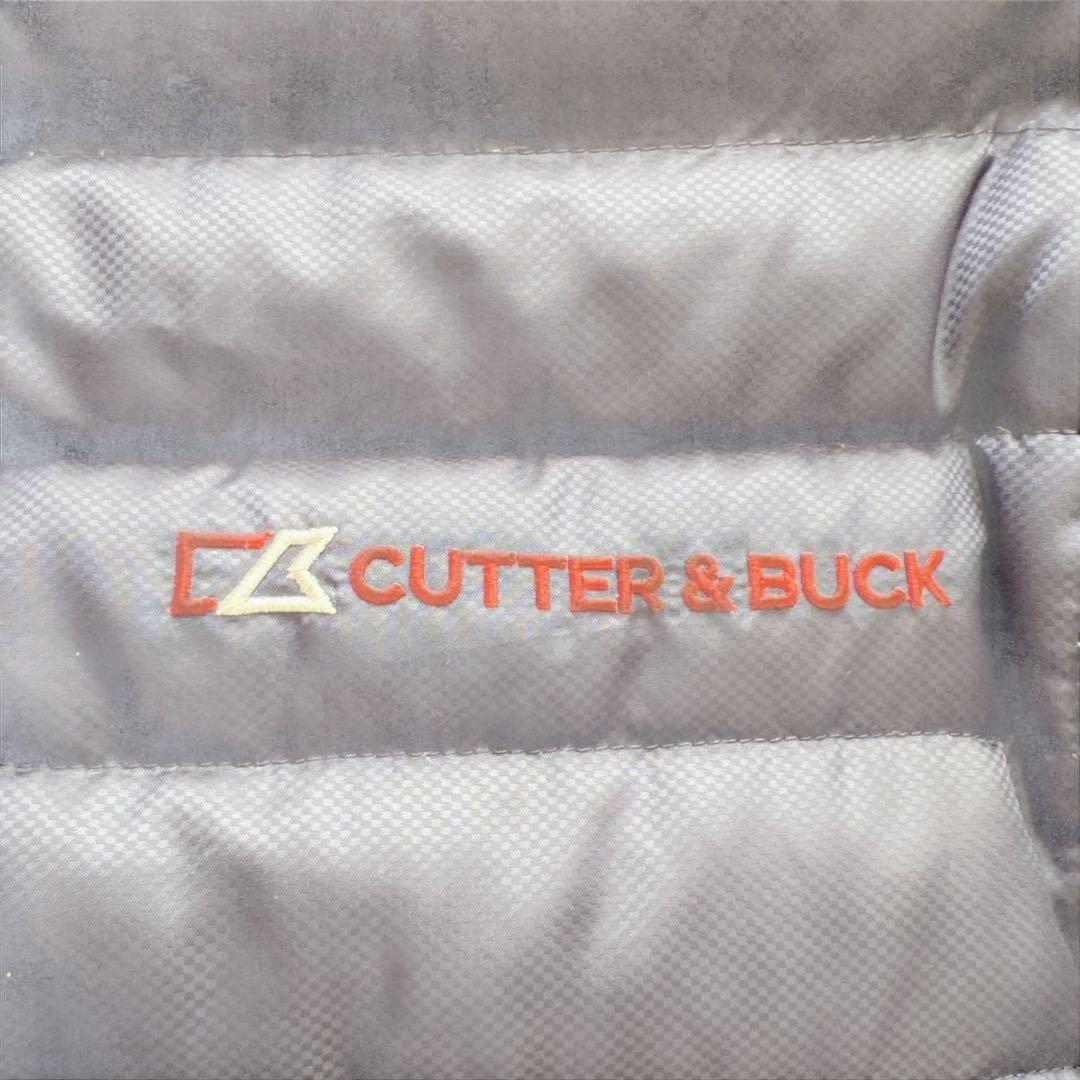 美品CUTTER&BUCK ダウンジャケット メンズ Lゴルフウェア ネイビー