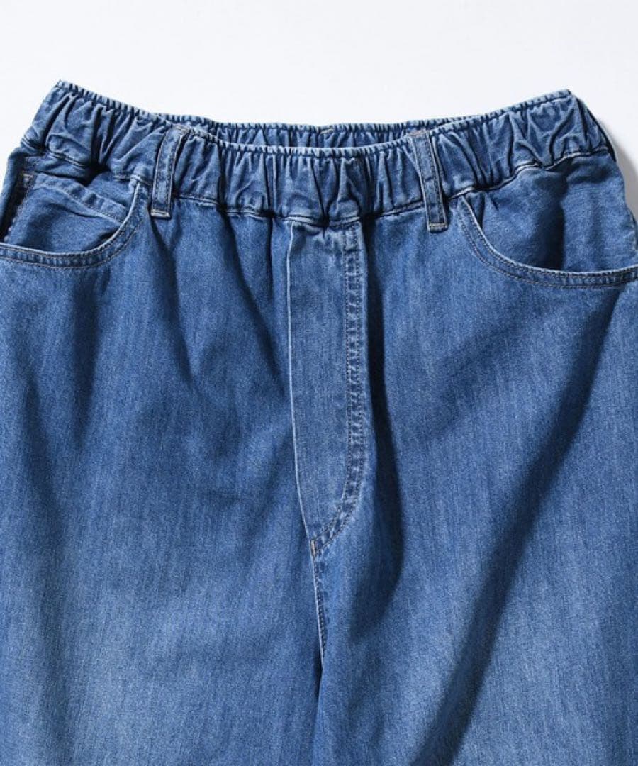 【新品未使用】JOHNBULL バルーンギャザーデニムパンツ XS