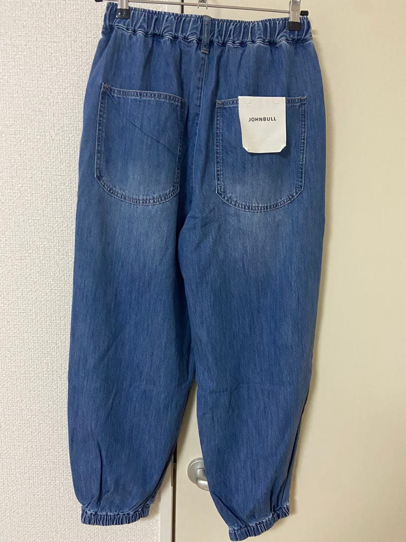 【新品未使用】JOHNBULL バルーンギャザーデニムパンツ XS