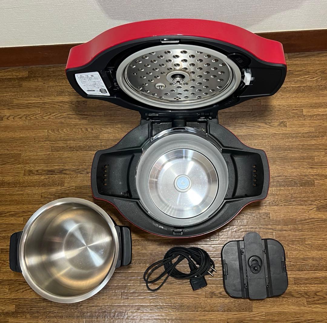 【美品】シャープ 自動調理 鍋 ヘルシオ ホットクック KN-HT99B-R