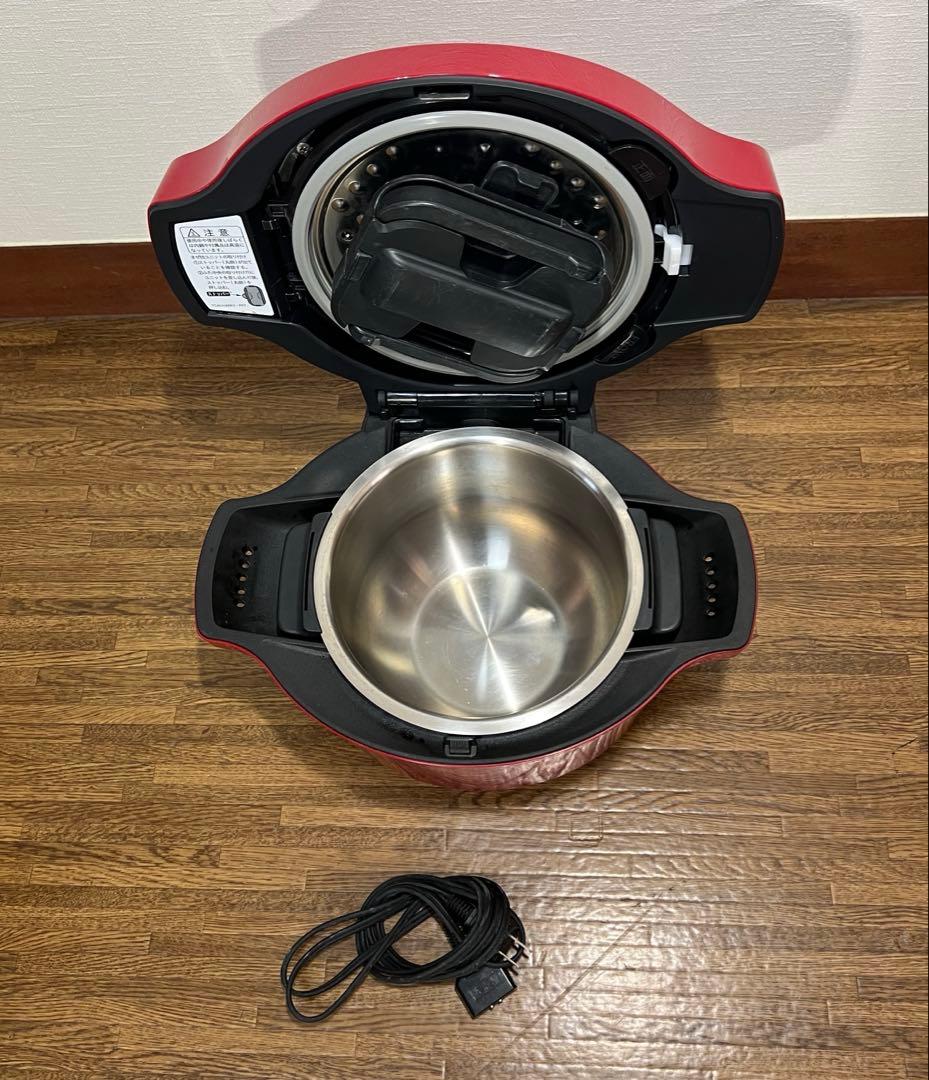 【美品】シャープ 自動調理 鍋 ヘルシオ ホットクック KN-HT99B-R