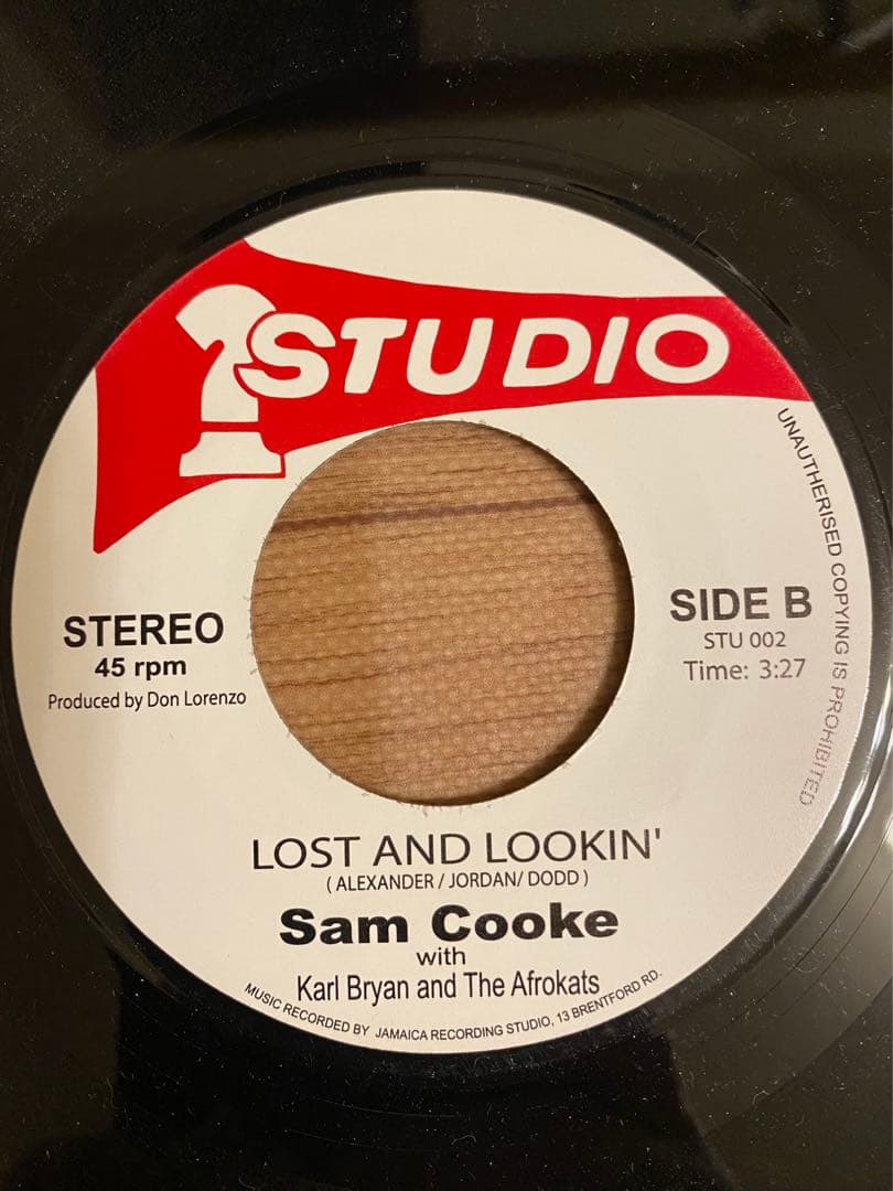 Sam Cooke曲 ジャマイカ系再解釈7インチ DJ向けレア盤