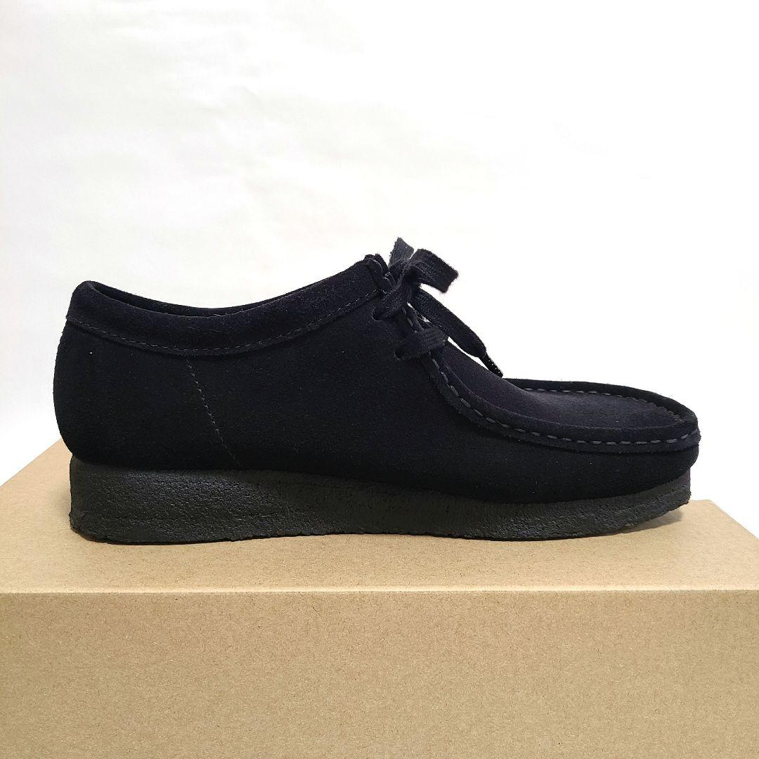 美品Clark Wallabee メンズ 6.5 ブラック ユナイテッドアローズ