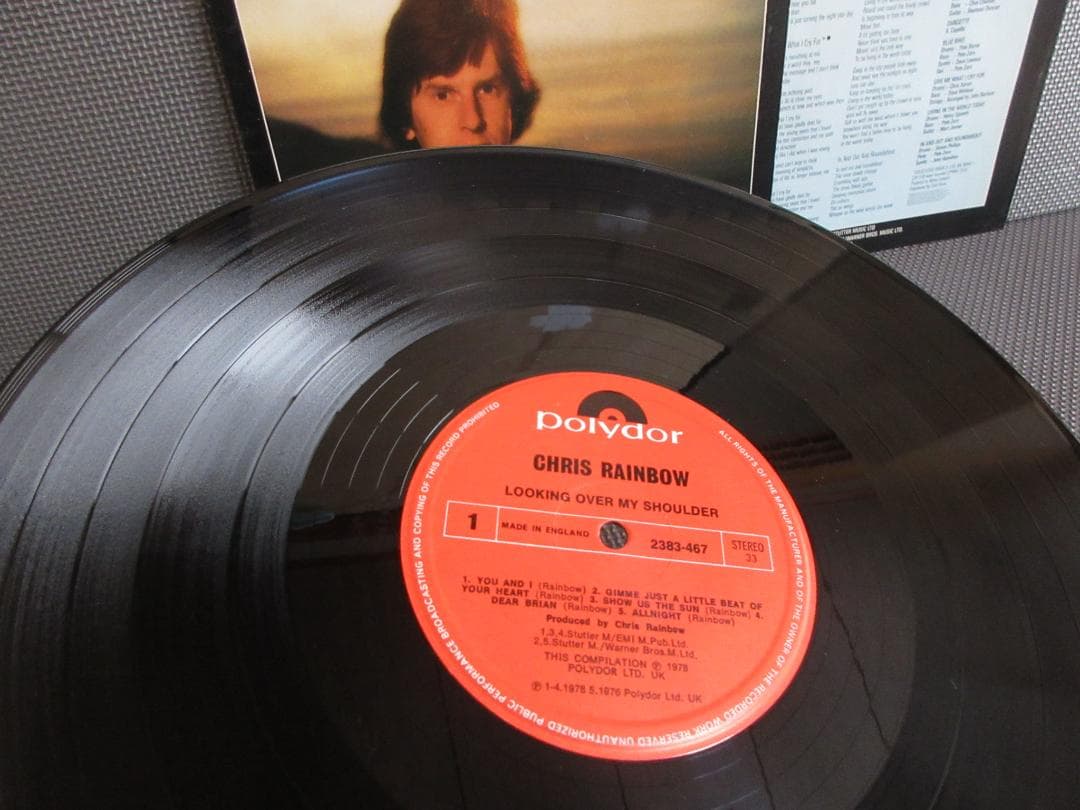 ★CHRIS RAINBOW/LOOKING OVER MY SHOULDER★