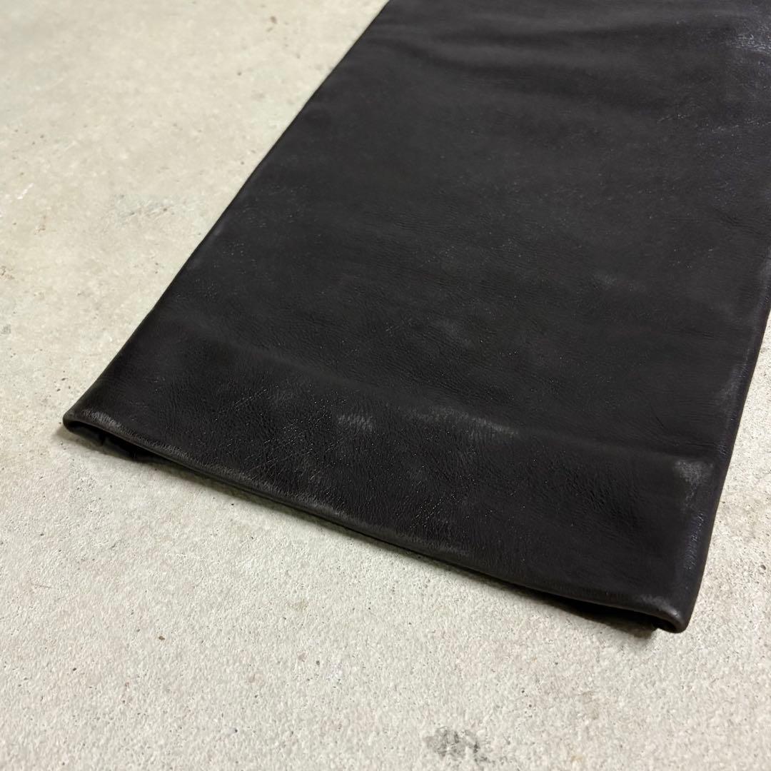 LEEリー　ライダース　レザーパンツ　28×34 ダークブラウン　牛革