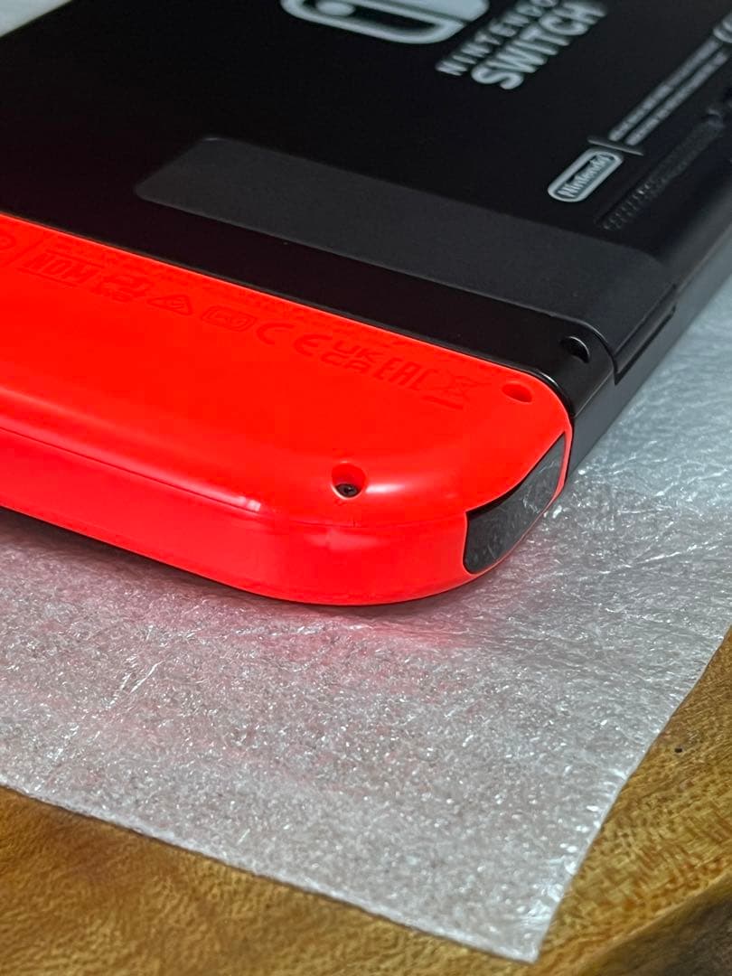 a*u様 美品　使用少ない　Switch 本体 青/オレンジ ソフトケース付き