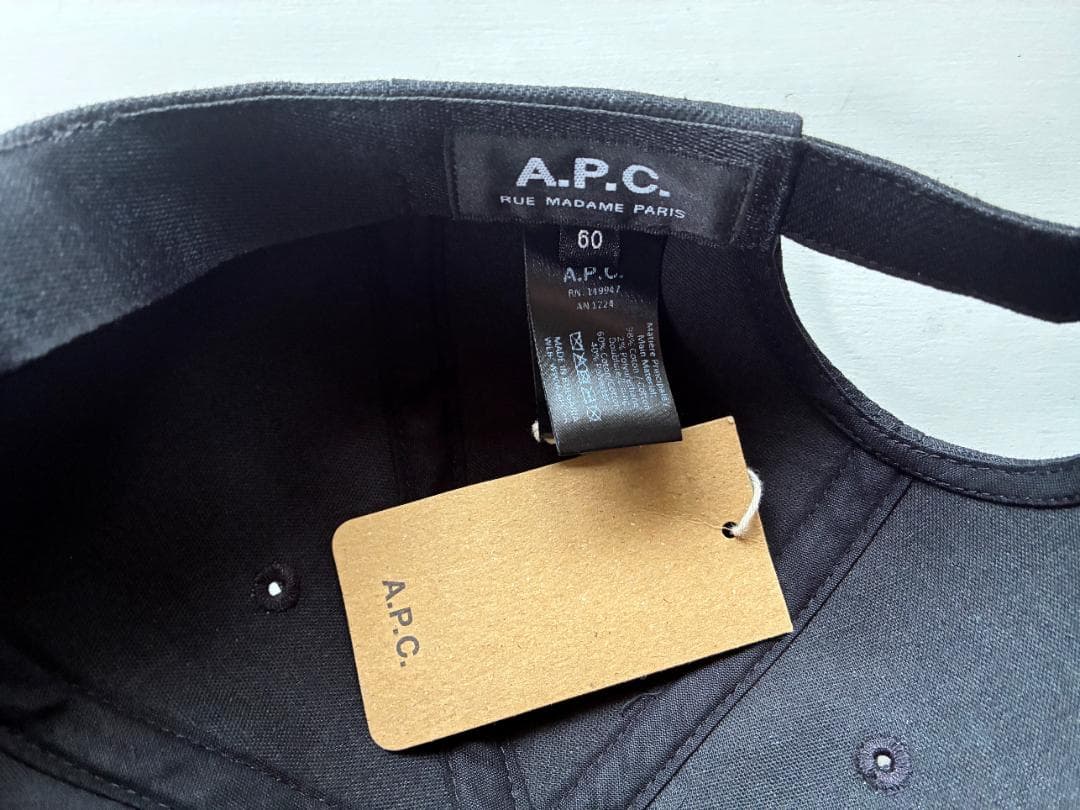 APC charlie logo cap ロゴ キャップ 60cm 25AW