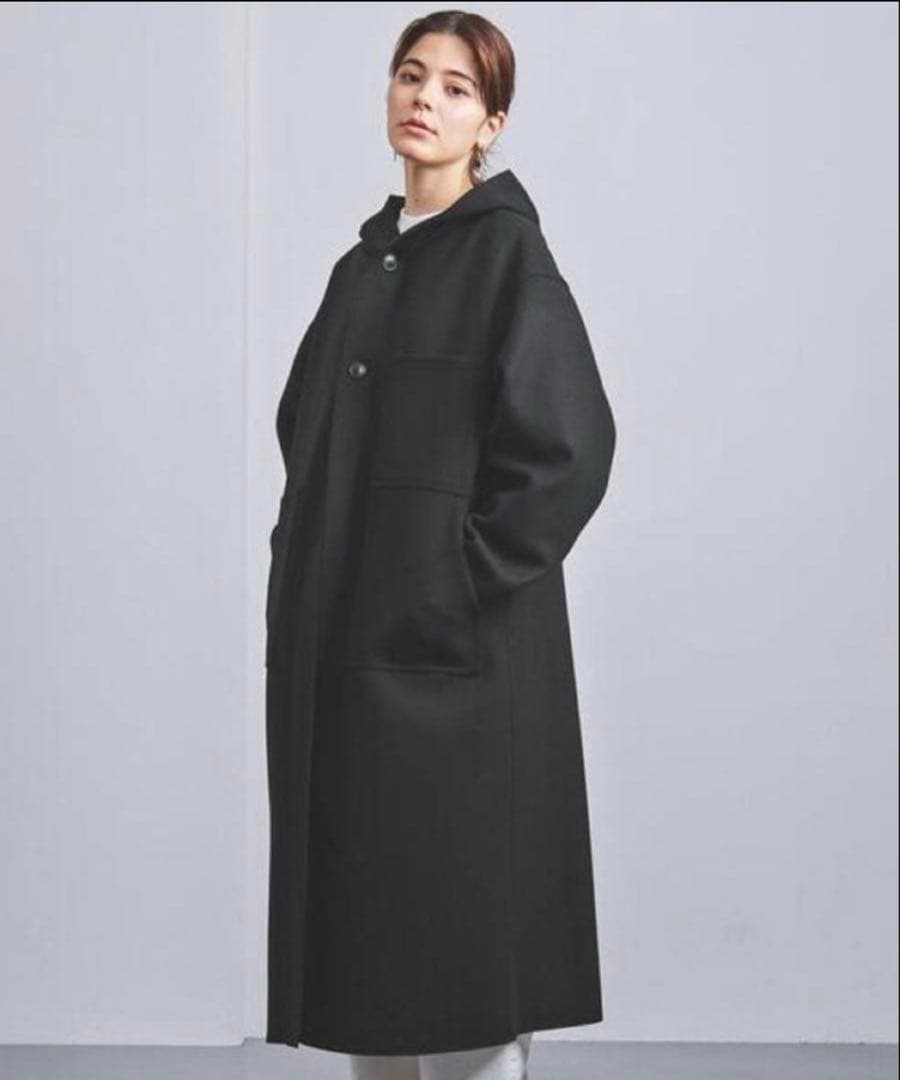 HYKE（ハイク） メルトン HOODED WORK コート　サイズ2