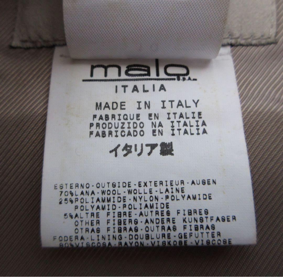 malo イタリア製 ウールブルゾン メルトン Lampo