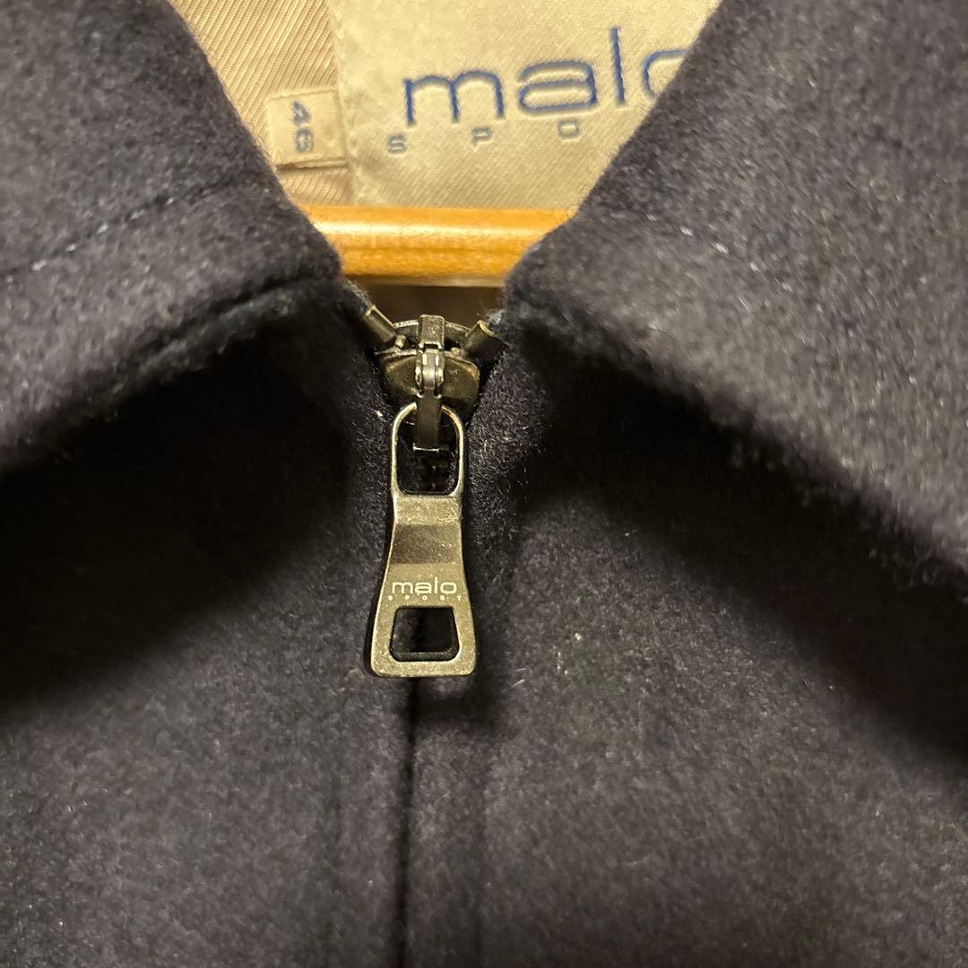 malo イタリア製 ウールブルゾン メルトン Lampo