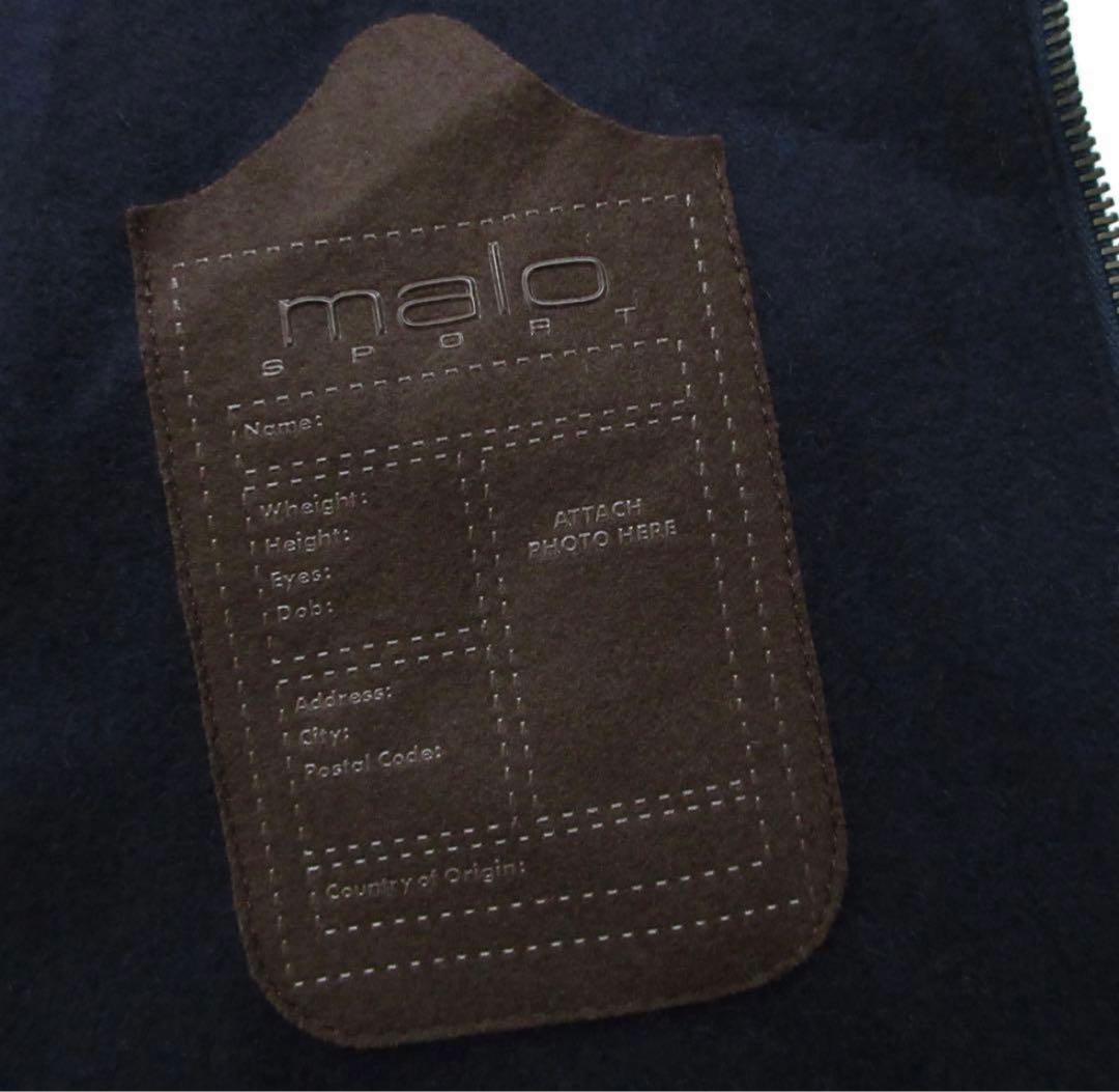 malo イタリア製 ウールブルゾン メルトン Lampo