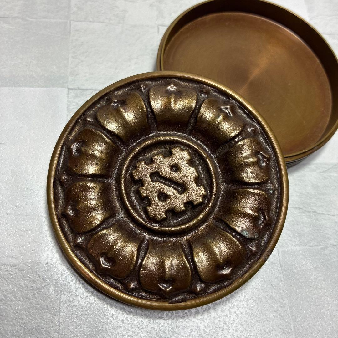 市制 100周年 記念 非売品 真鍮 小物入 ケース 福井市 マンホール