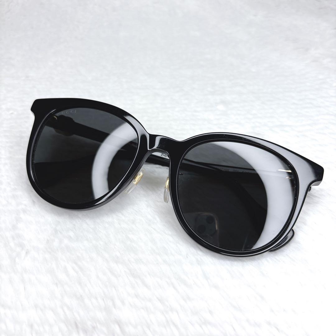 GUCCI グッチ GG1073SK サングラス ブラック ゴールド ロゴ