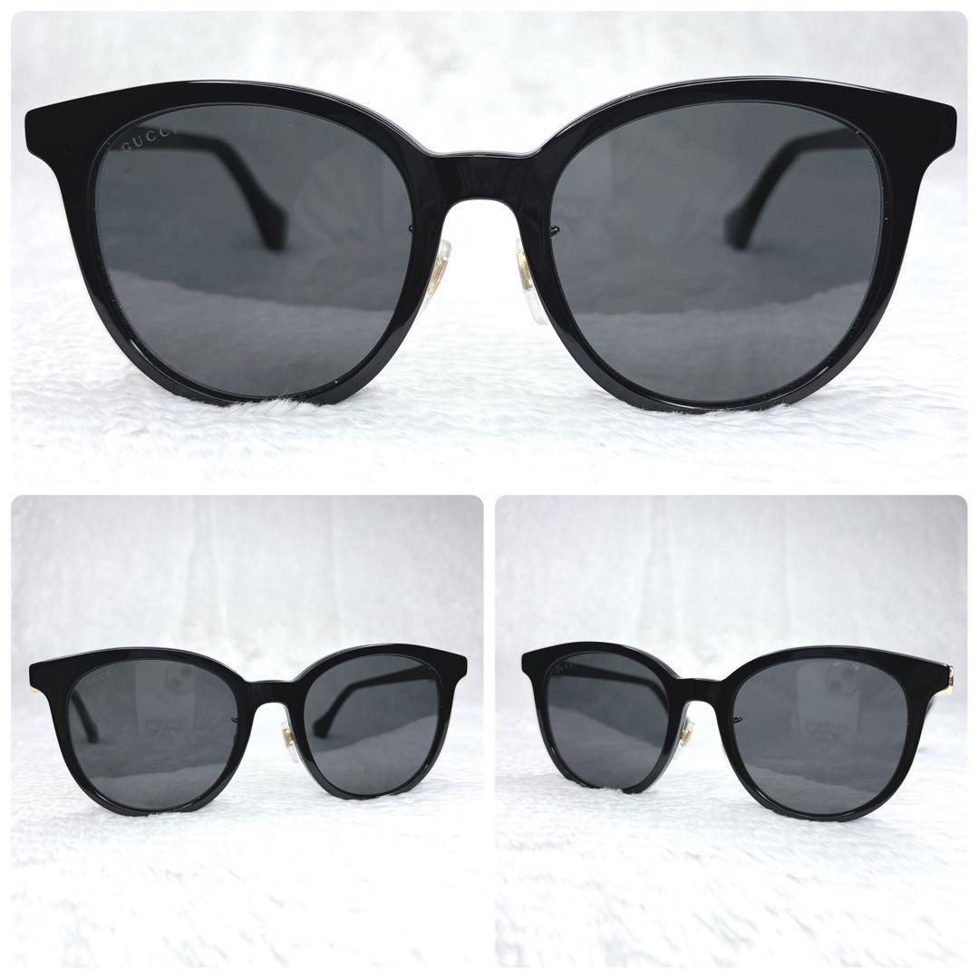 GUCCI グッチ GG1073SK サングラス ブラック ゴールド ロゴ