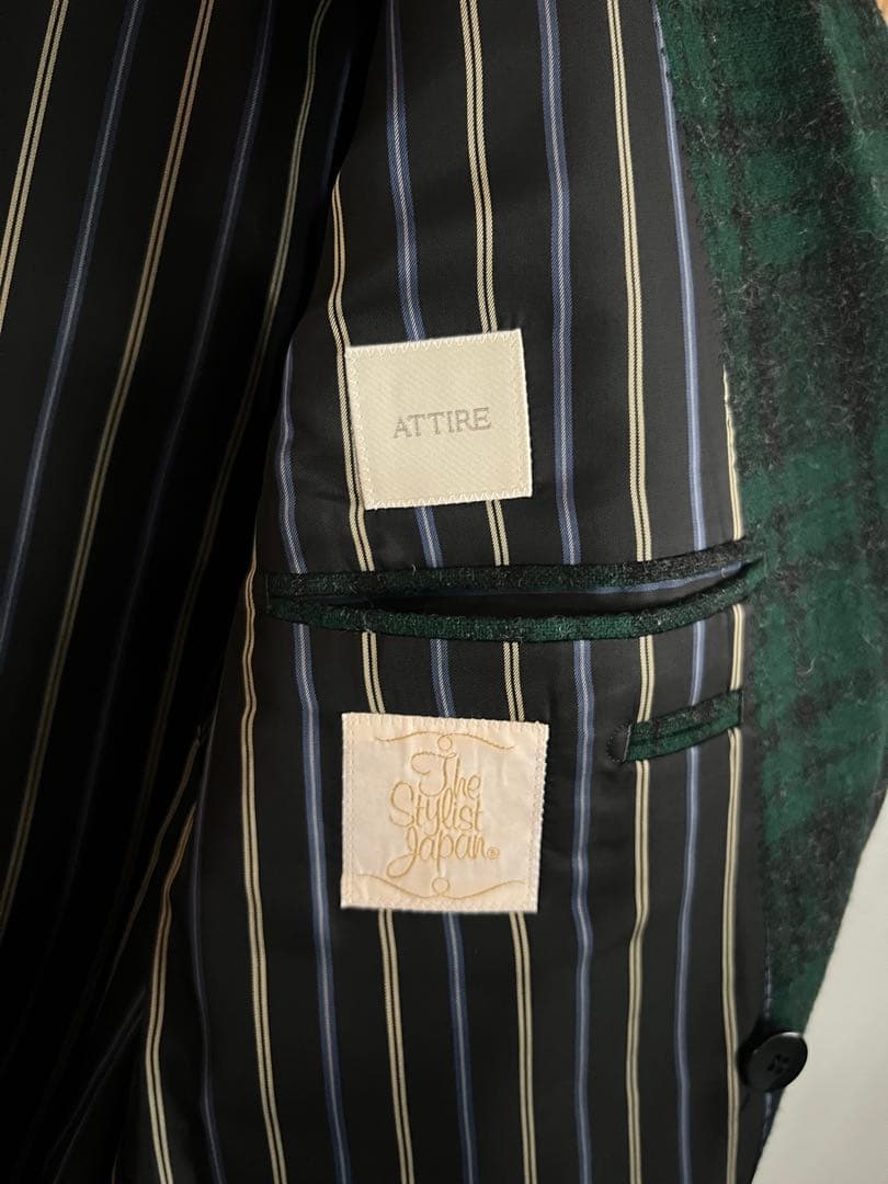 【美品】The stylist japan チェックテーラードジャケットL