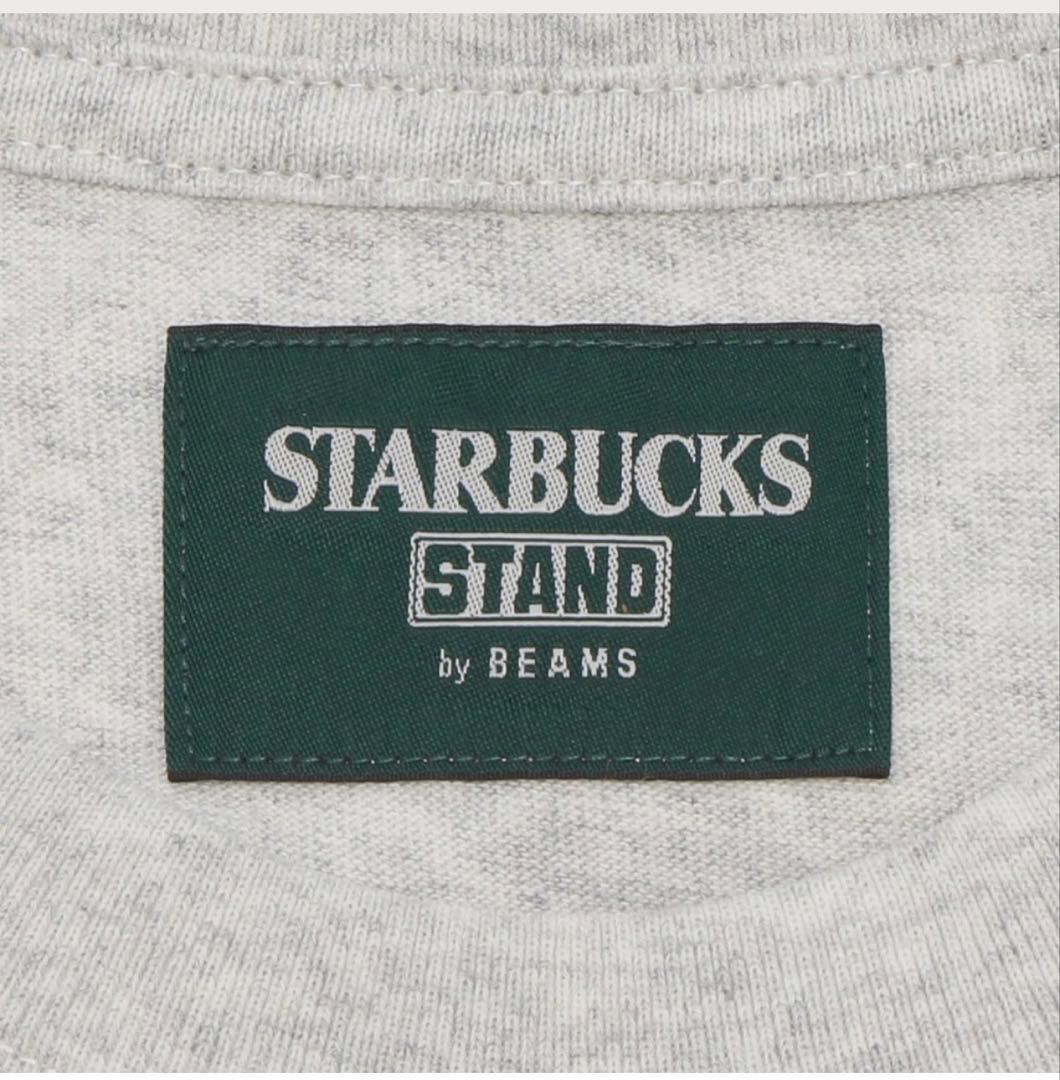 STARBUCKS BEAMS トミカ Tシャツ Mサイズ　グレー　スタバ