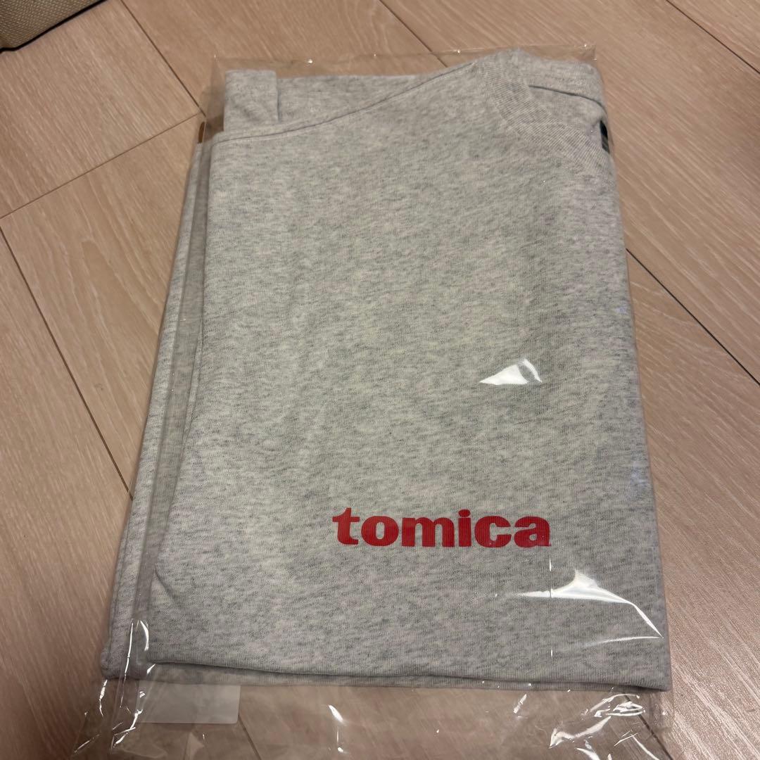 STARBUCKS BEAMS トミカ Tシャツ Mサイズ　グレー　スタバ