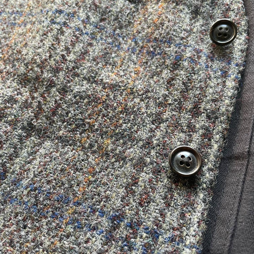 ハリスツイード × TRISECT ツイード ベスト ジレ size L