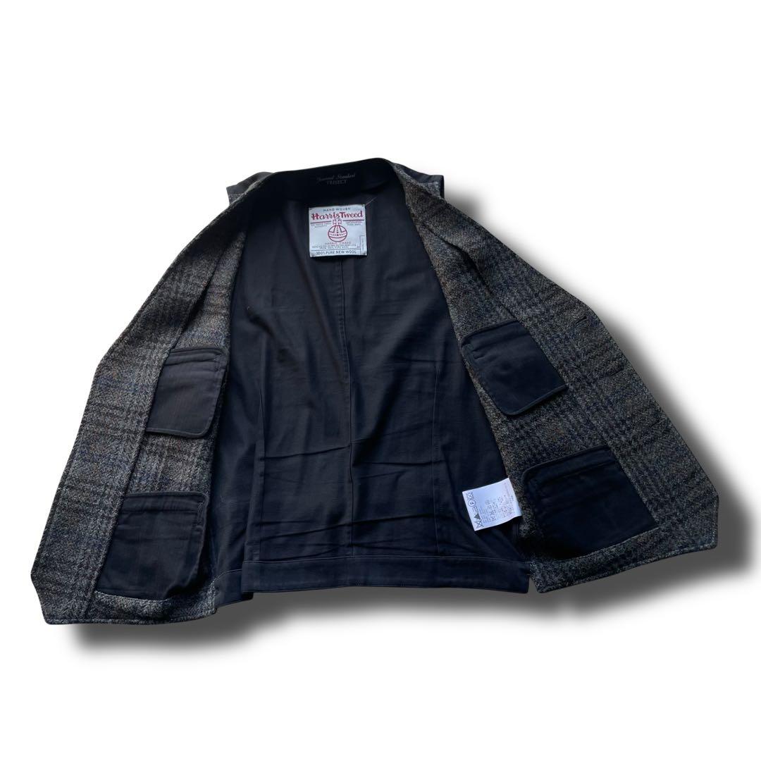 ハリスツイード × TRISECT ツイード ベスト ジレ size L