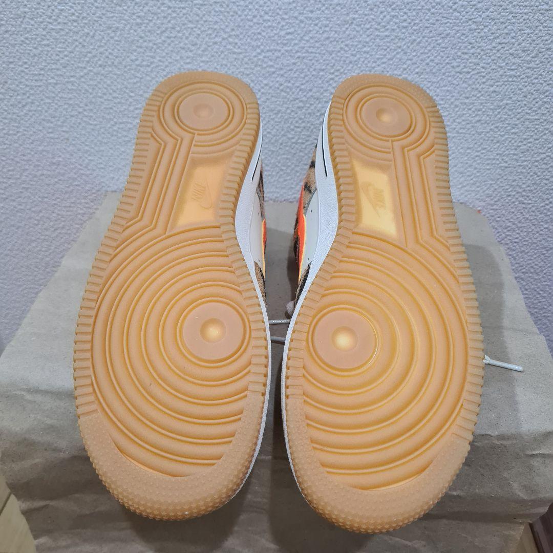 健康・医学 NIKE AIR FORCE 1 LOW \"ORANGE ZEBRA