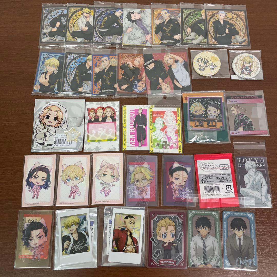 ❶東京リベンジャーズ 原画展 色紙 ぱしゃこれ メタルカード カード類まとめ売り