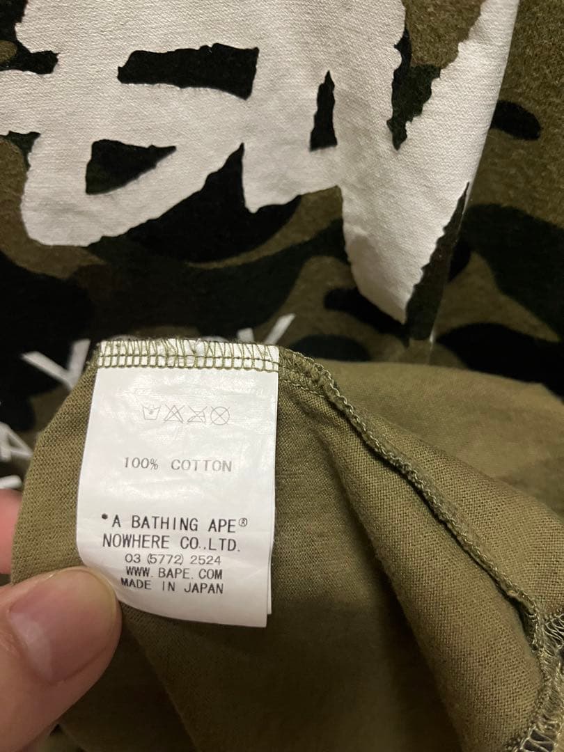 希少 A BATHING APE ×STUSSY 30周年記念 Tシャツ