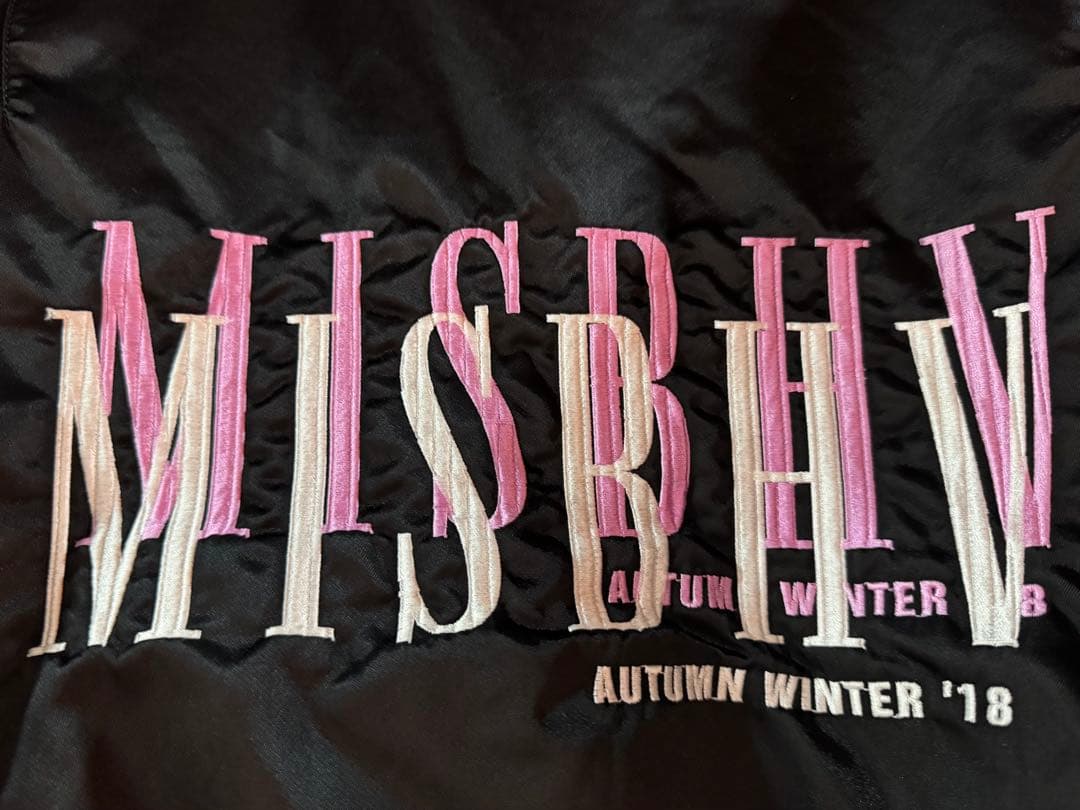 MISBHV ブラック MA-1ジャケット