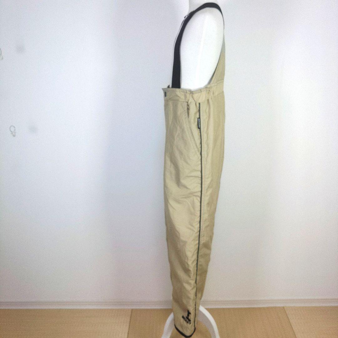スキーウェア　140cm　男の子　キッズ　子供　グリーン　緑　ベージュ　ニット帽