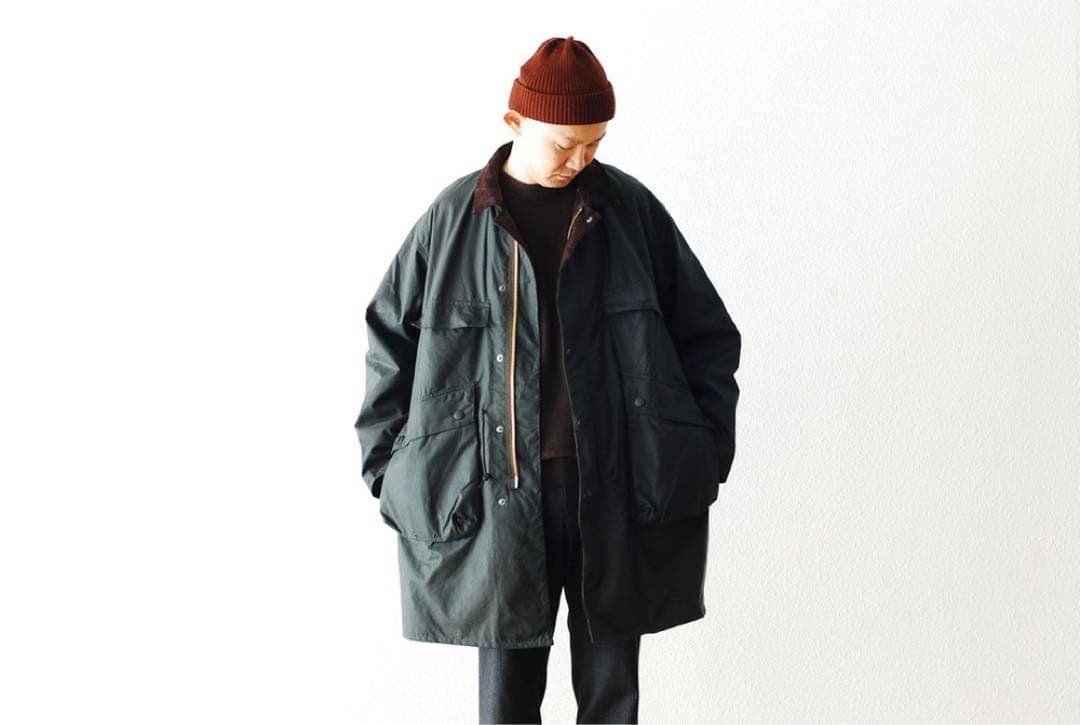 【美品】1st バブアー✕キャプテンサンシャイントラベラーコート 38 2018