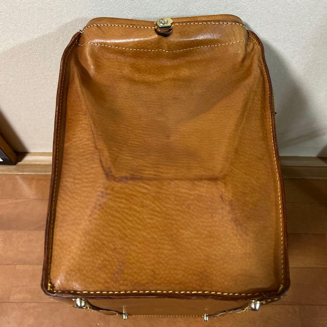 ヴィンテージ 本革 レザートランクケース ボストンバッグ