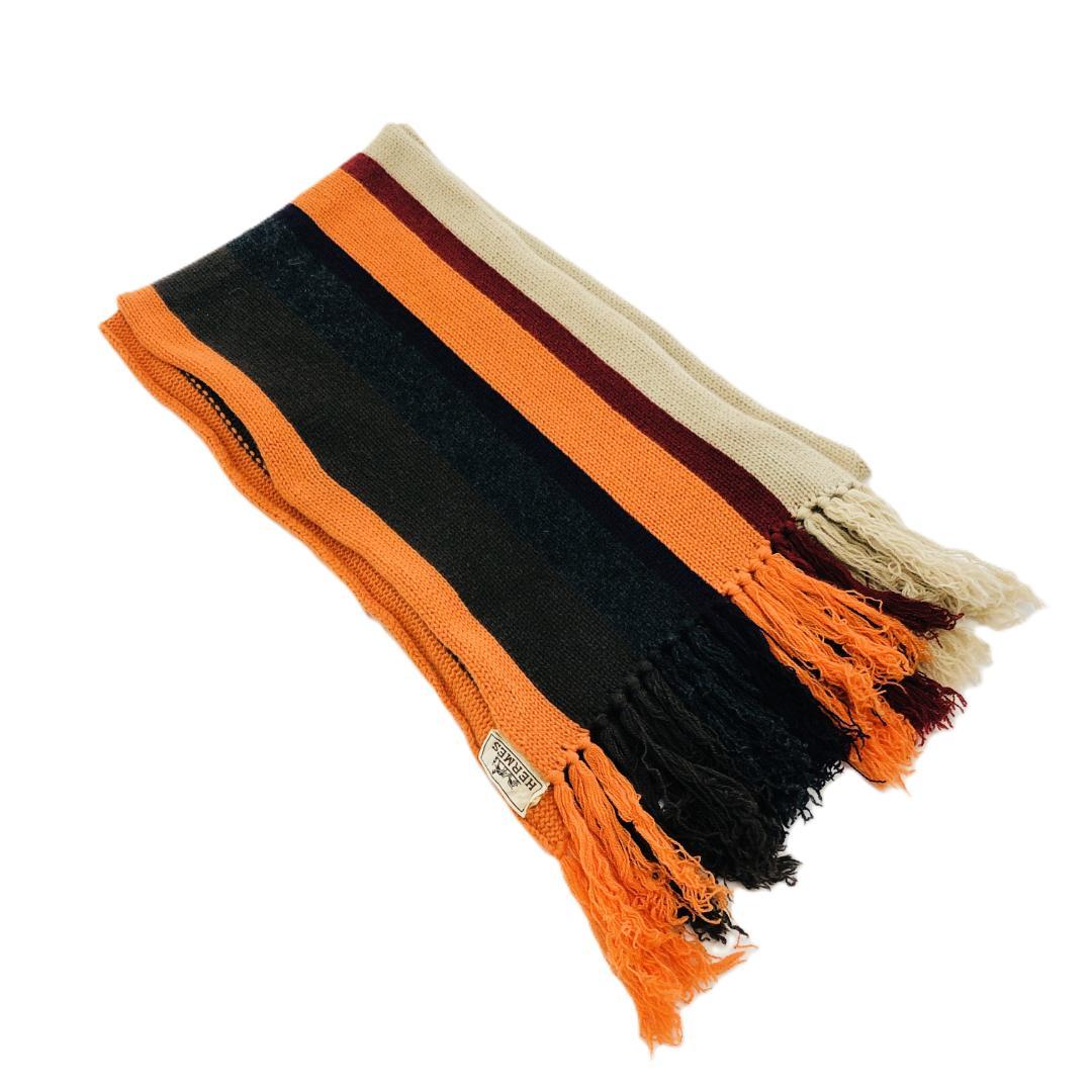 HERMES エルメス マフラー マルチカラー タグあり