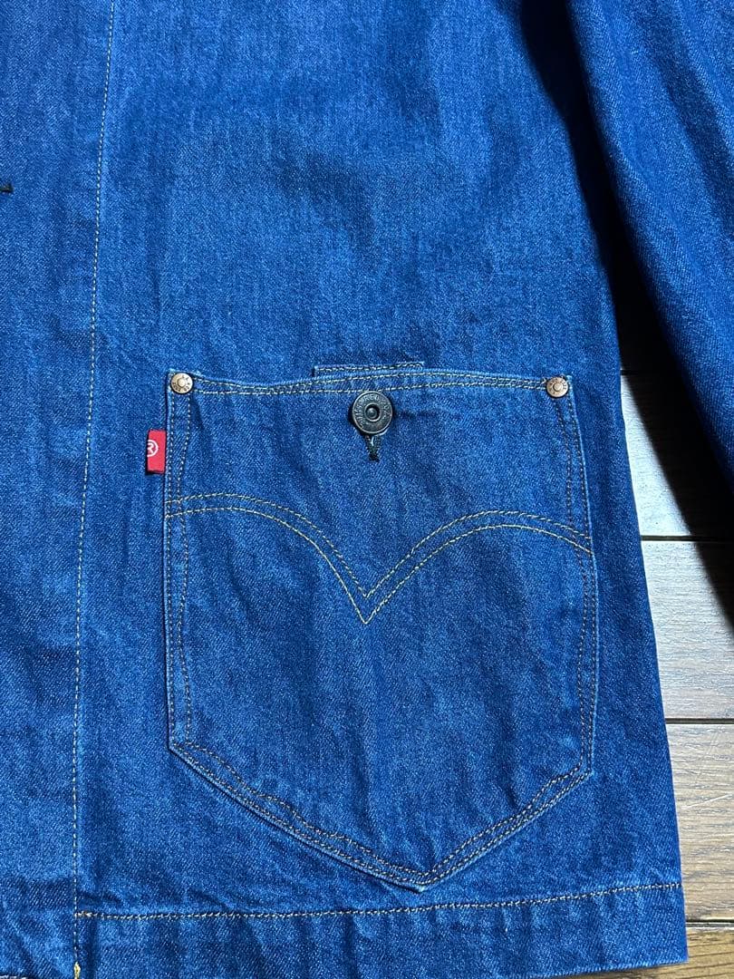 美品Levi's RED カバーオールデニムジャケットMアメカジ