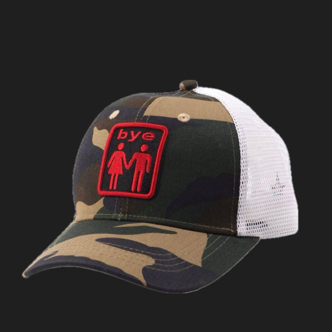 BYE JEREMY Couple Trucker キャップ