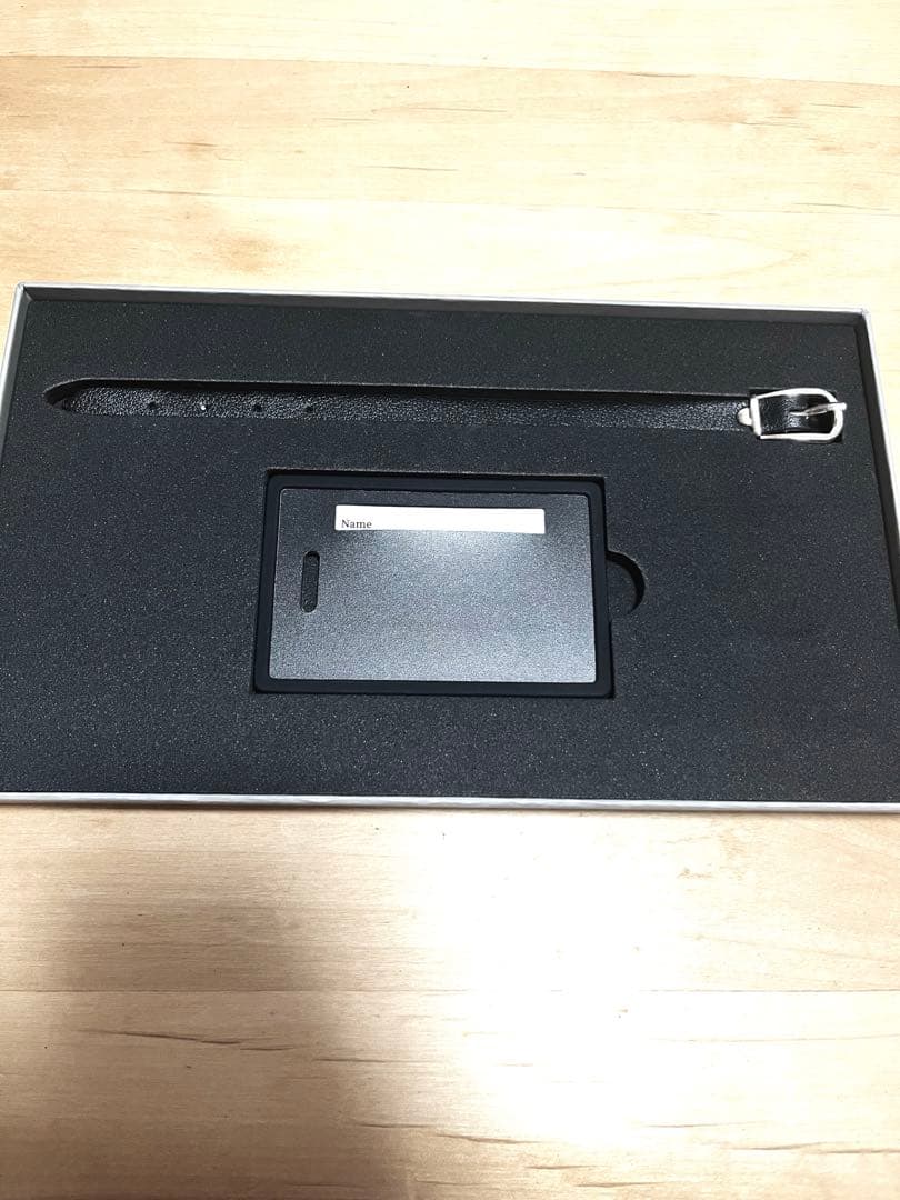 【非売品・未使用品】チタン仕様　アメックス　プラチナ　ラゲッジタグ　非売品