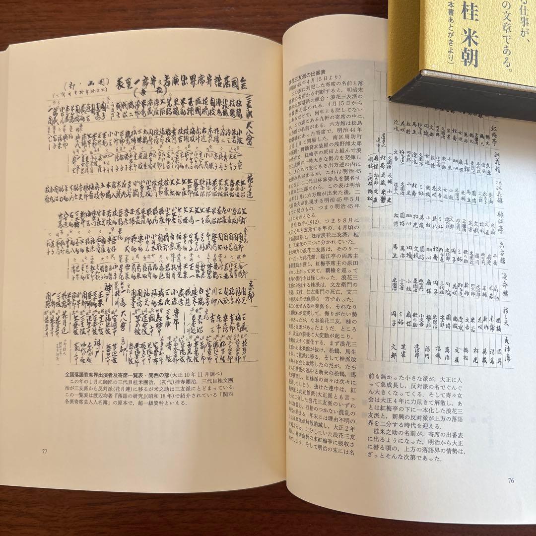 四世桂米團治寄席随筆