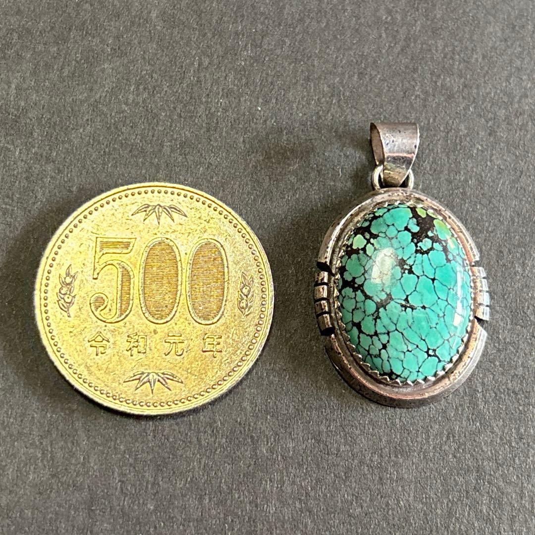 navajo インディアンジュエリー　ターコイズ　ペンダント　ナバホ