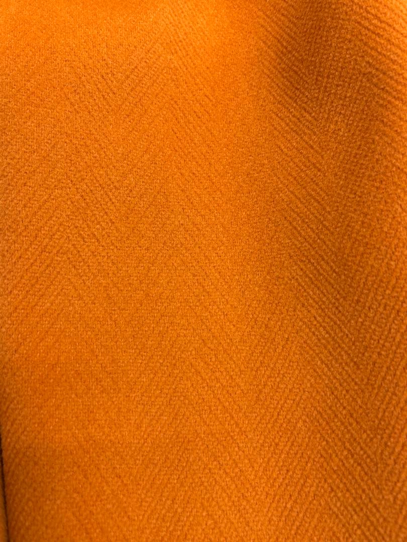 エルメス 藤原ヒロシ着用 ヴィンテージ ダッフルコート オレンジ サイズ48