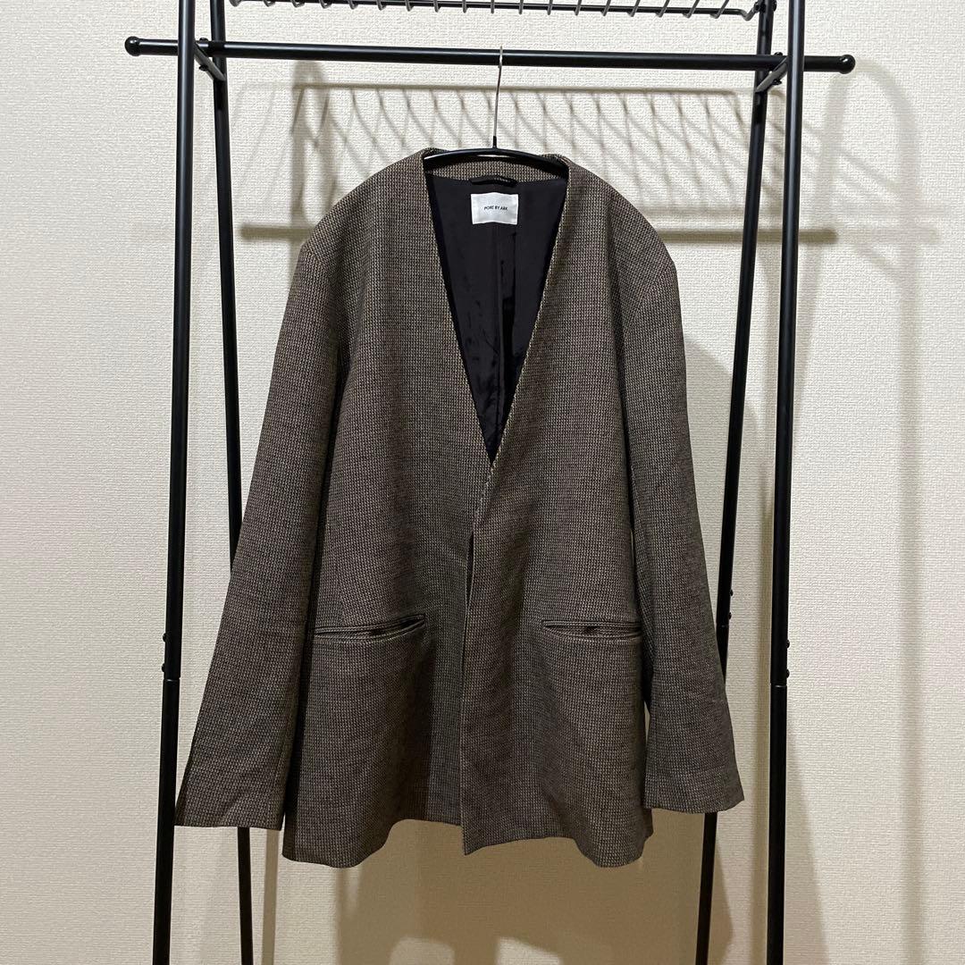 【PORT BY ARK】No Collar Jacket